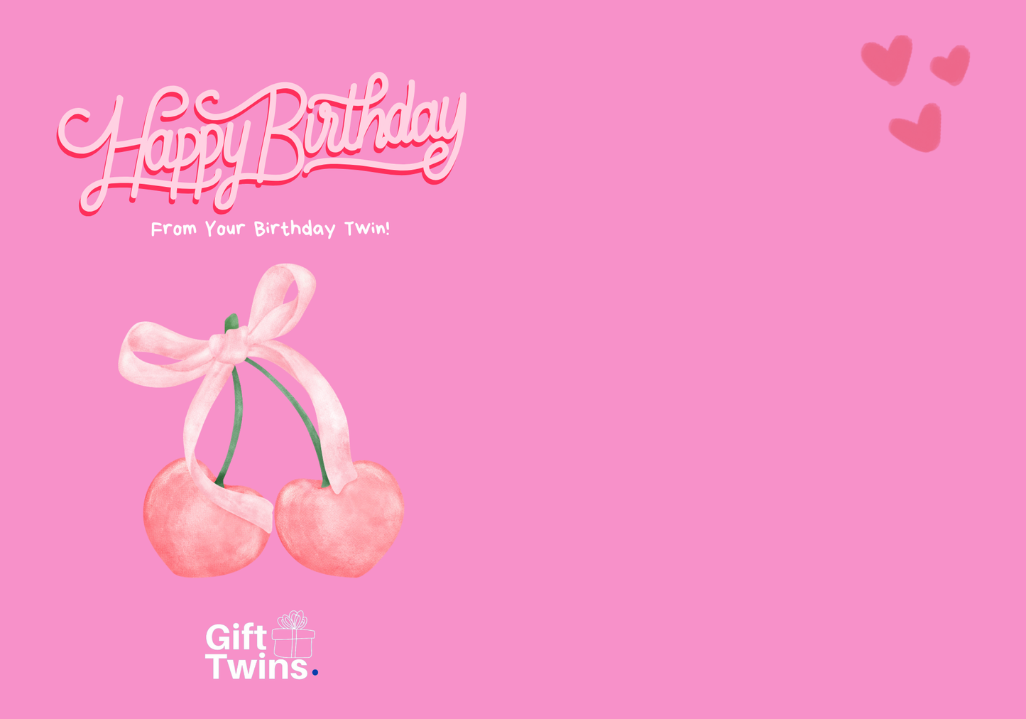 Cherry Heart Birthday